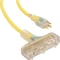 U.S. Wire & Cable SJTW Extension Cord, 12 AWG, Outdoor, 12/3, 3 Outlets, 5-15R, Yellow, Vinyl, 5-15P, 50 ft 76050 - alternate 2